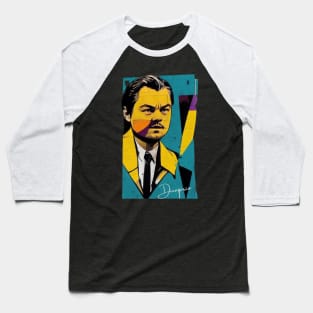 Street Art Dicaprio Baseball T-Shirt